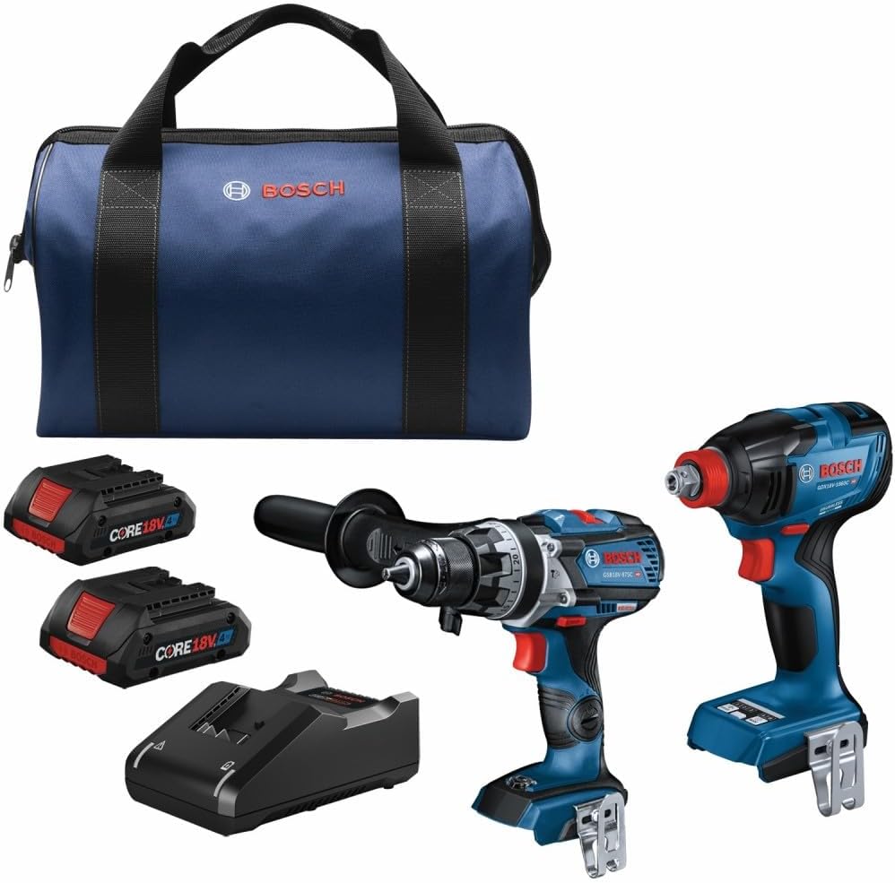 Kit Llave de Impacto y Destornillador, 2 baterías CORE18V® 4 Ah + Cargador