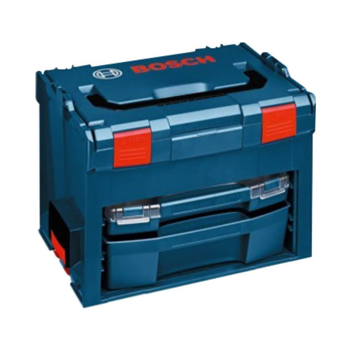 Maletín de Transporte Bosch LS-BOXX 306 con dos cajones, Azul, Grande.